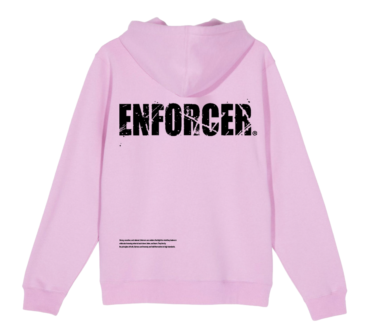 ENFORCER HOODIE (BABY PINK) (LIMITED TIME)