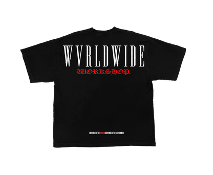 DESTINED TO LEED TEE (DON X LEED WORKSHOP) (LIMITED TIME) (WHITE & RED PRINT)