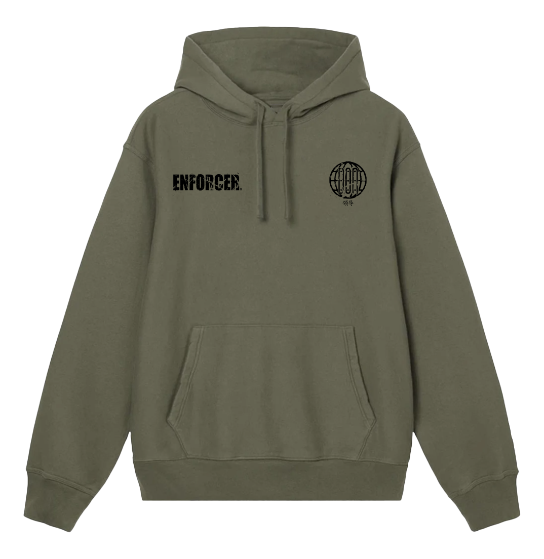 ENFORCER HOODIE (ARMY GREEN) (LIMITED TIME)