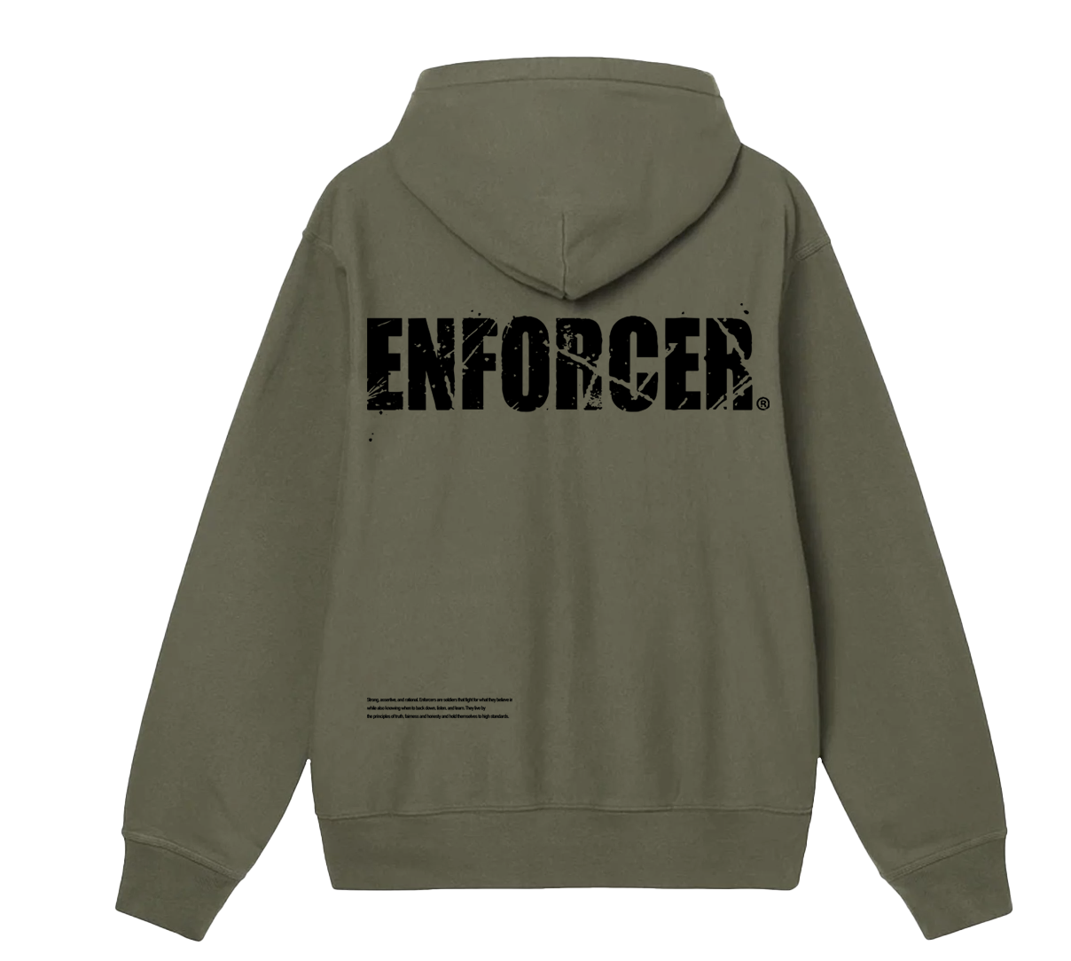 ENFORCER HOODIE (ARMY GREEN) (LIMITED TIME)