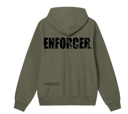 ENFORCER HOODIE (ARMY GREEN) (LIMITED TIME)