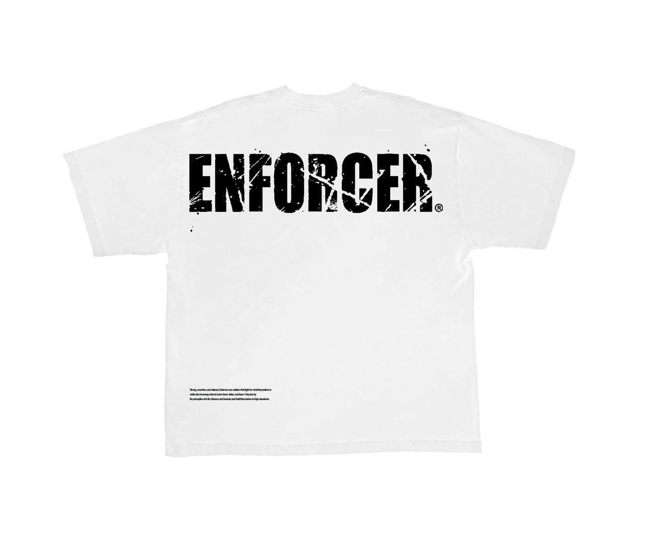 ENFORCER TEE (WHITE)