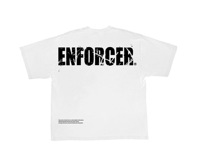 ENFORCER TEE (WHITE)