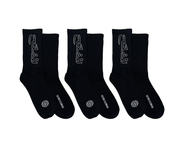 Conqueror Crew Socks — 3 Pack